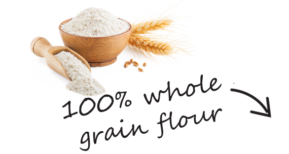 100% whole grain flour